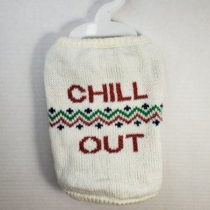 Chill Out Dog Sweater - XS